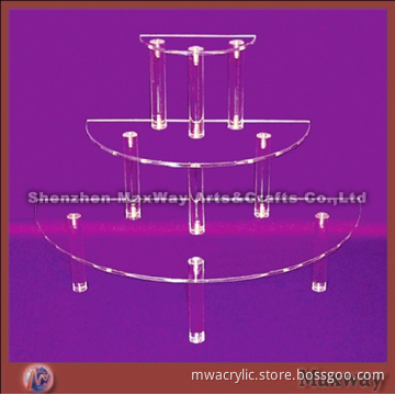 Clear Desk Top High Grade Acrylic Tray Shelf